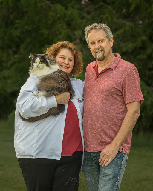 Clinic Owners - Dr Gardner, Tim, and Floof